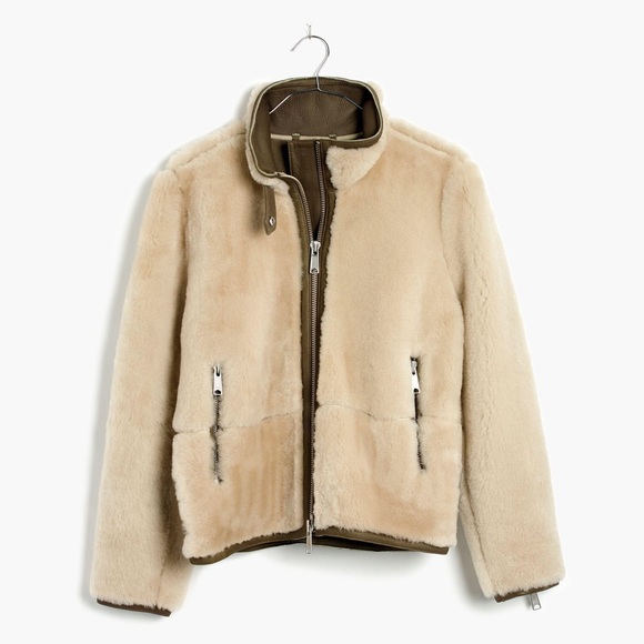 madewell shearling jacket